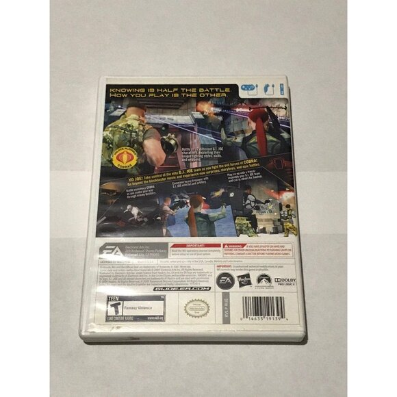 Nintendo Wii G.I. JOE, The Rise Of Cobra - Picture 2 of 4